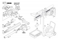 Bosch 0 601 188 603 Gdb 1600 De Diamond Drilling Machine 230 V / Eu Spare Parts